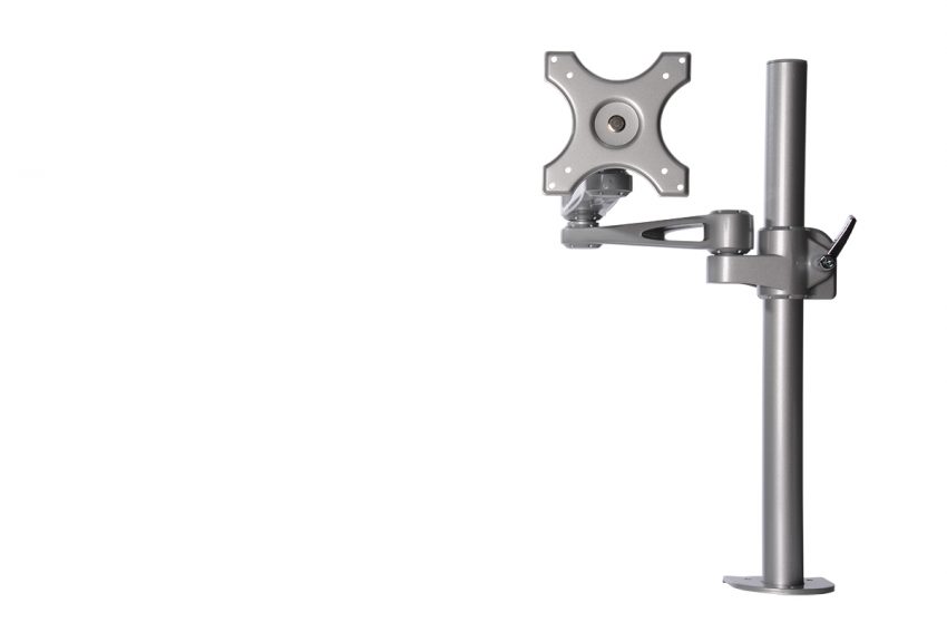 Kenson Monitor Arm Pole Mount 7220A SILVER - Bilde 2