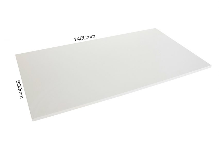 COMPACT TABLE TOP 140x80 CM.WHITE - Bilde 3