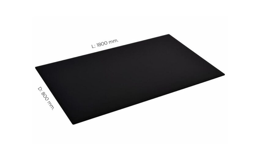 COMPACT TABLE TOP 180x80 CM.BLACK - Bilde 3