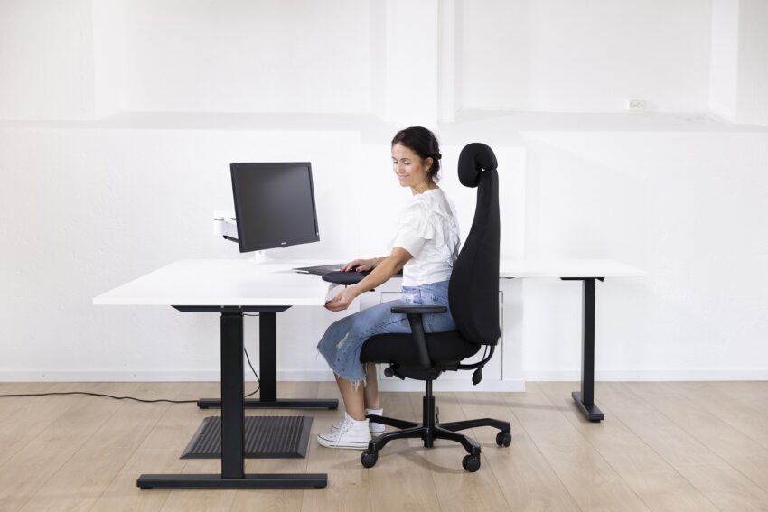 COMPACT 3 SIT & STAND TABLE - SILVER - Bilde 7
