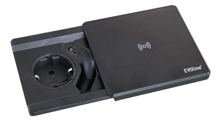 Kenson Square80 sølv - 1x stikk 1x USB-C lader - Bilde 5