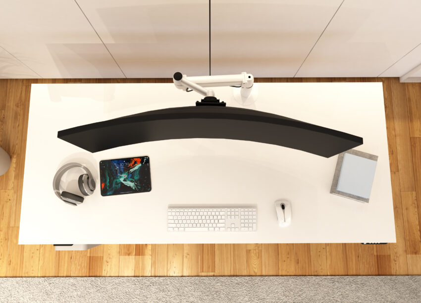 Kenson SpaceArm Heavy Duty Pro S1 sølv - opp til 49" - Bilde 2