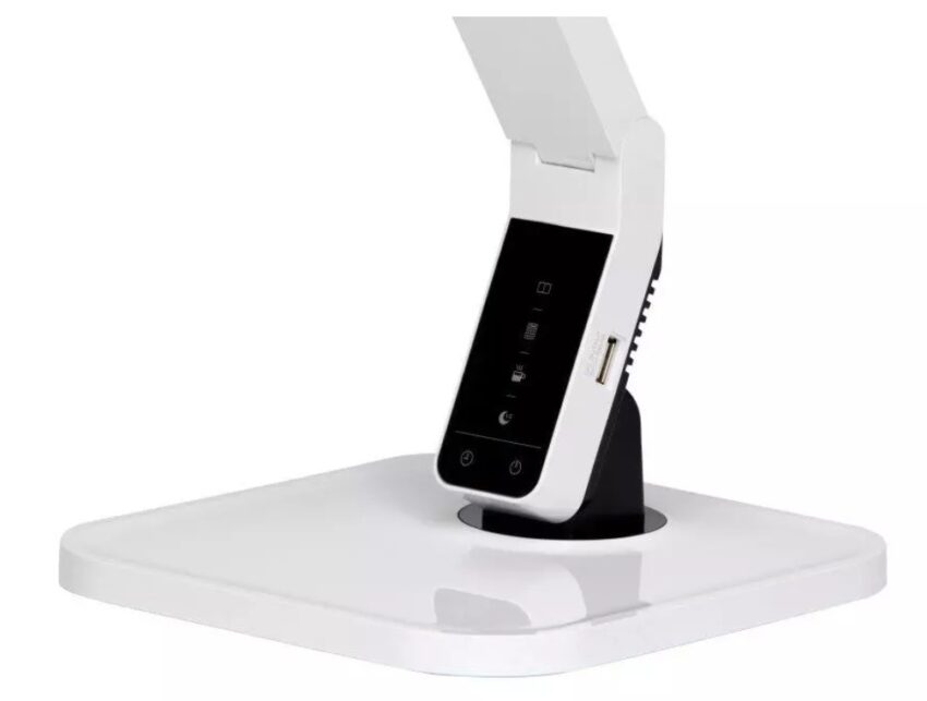 KENSON Touch LED lampe med sokkel, hvit - Bilde 2