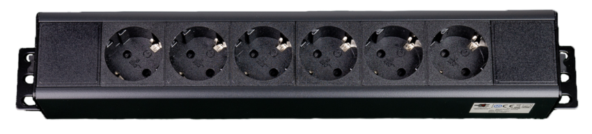 Powerdock 6 stikk - sort