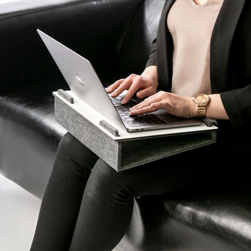 KENSON Læpsteri laptop stand, white - Bilde 9