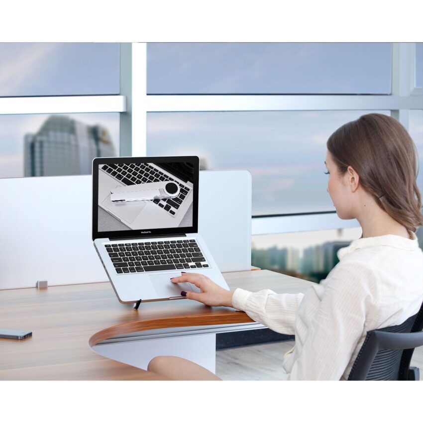 KENSON Spider laptop and tablet stand, white - Bilde 2