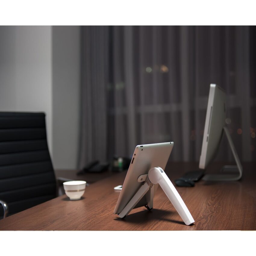 KENSON Spider laptop and tablet stand, white - Bilde 4