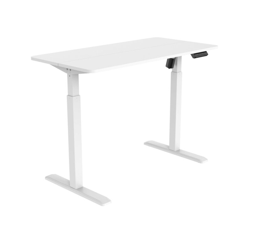 KENSON GetUpDesk Elite electric adjustable desk, white